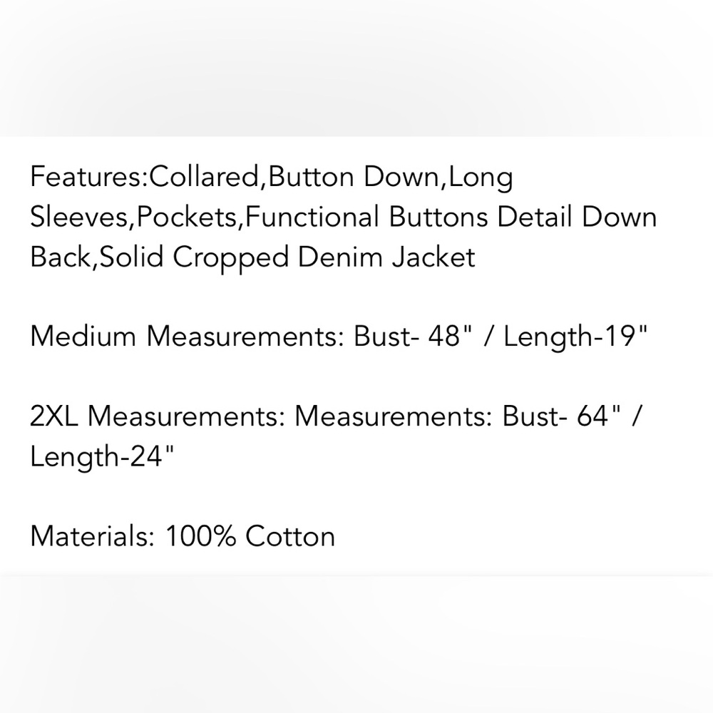 🤍Andree🤍 Denim Jacket - Picture 3 of 3